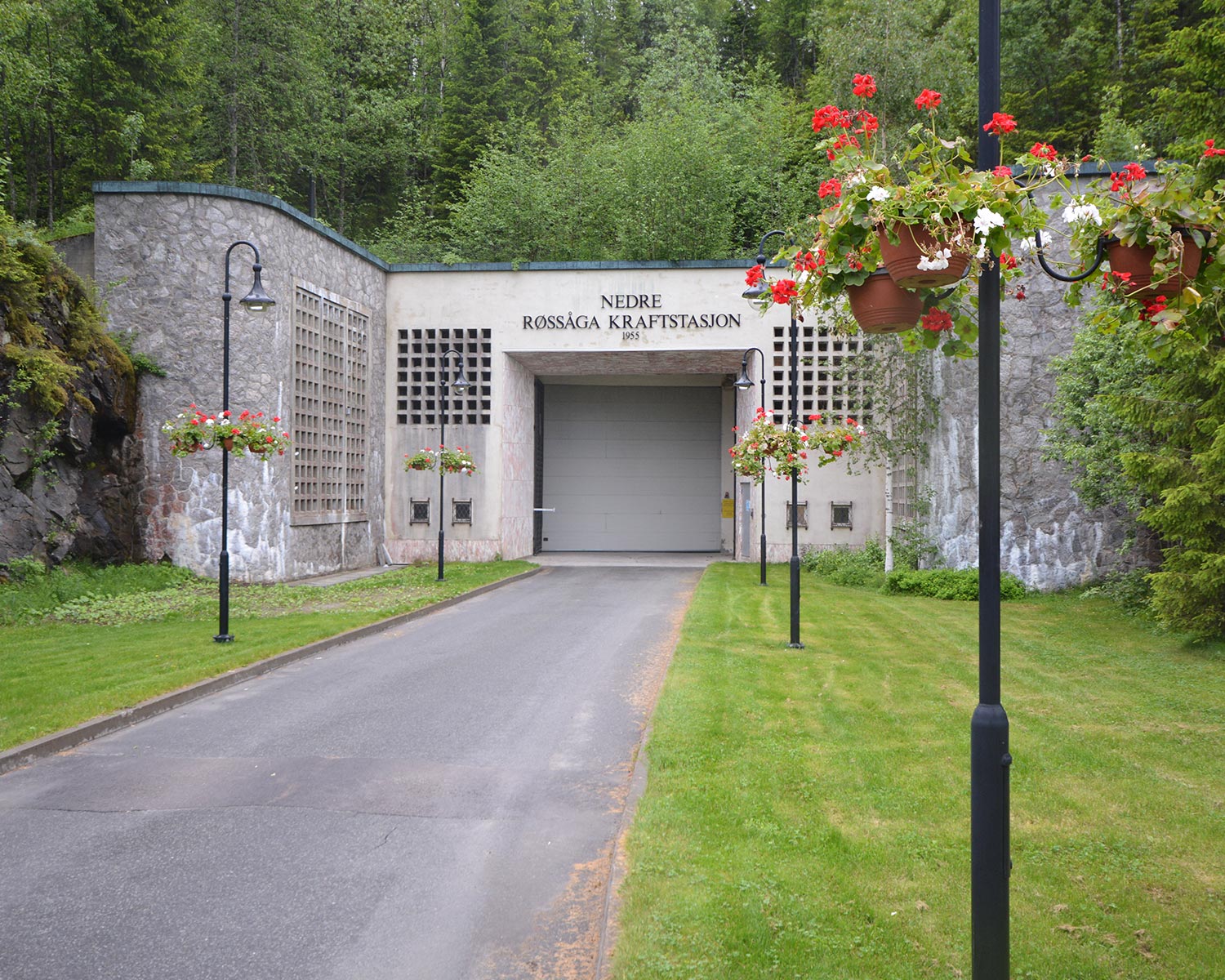 Entry portal at Nedre Røssåga power plant