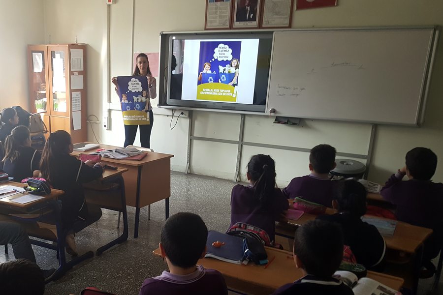 Classroom with children and teacher